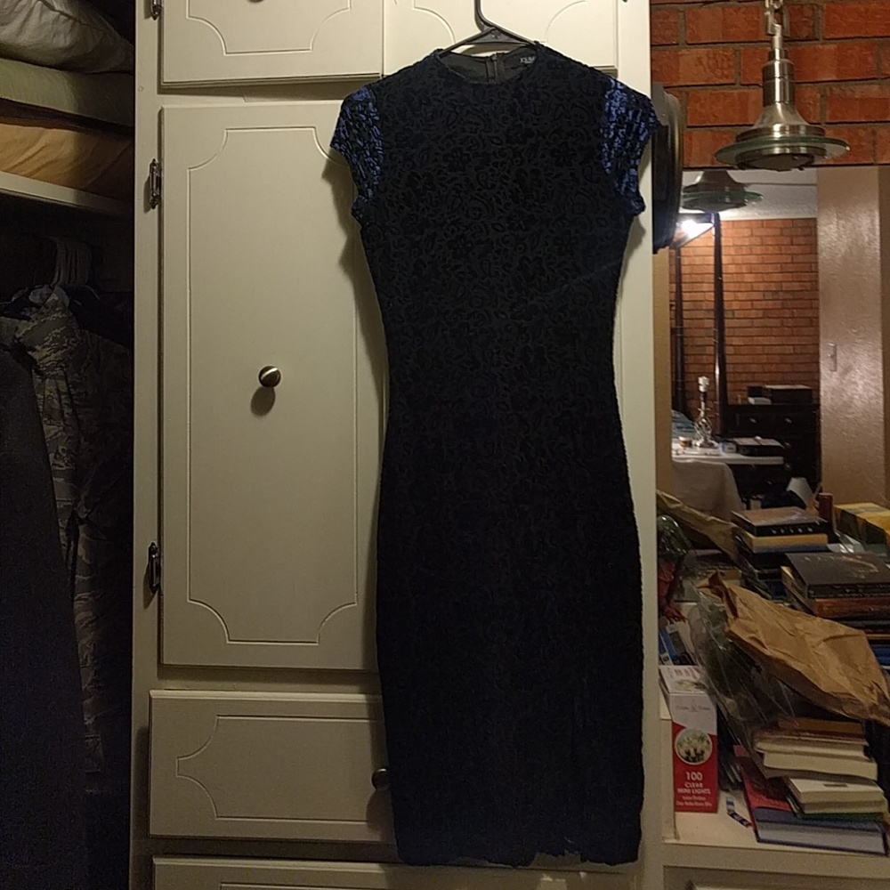 Blue dress
